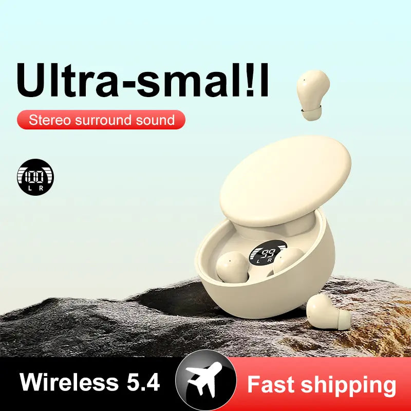 🎶Mini Invisible Bluetooth 5.4 Earbuds