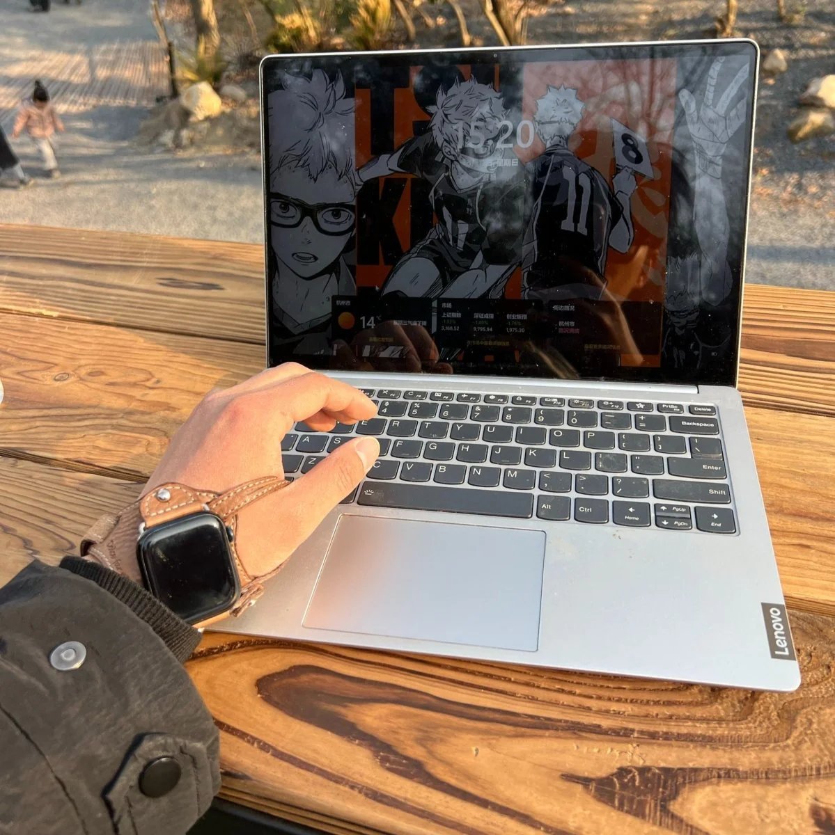 Handmade Genuine Leather Cycling Strap for Apple Watch