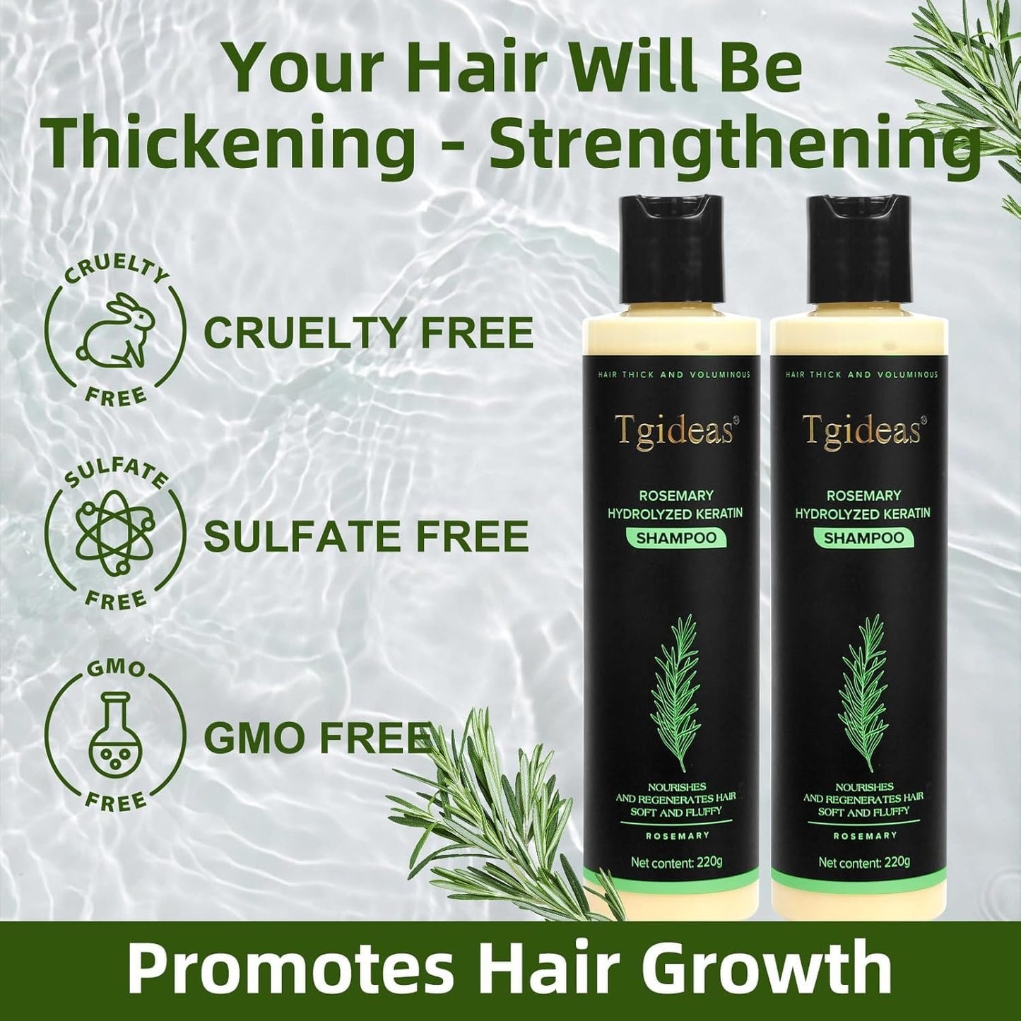 Rosemary Hydrolyzed Keratin Shampoo