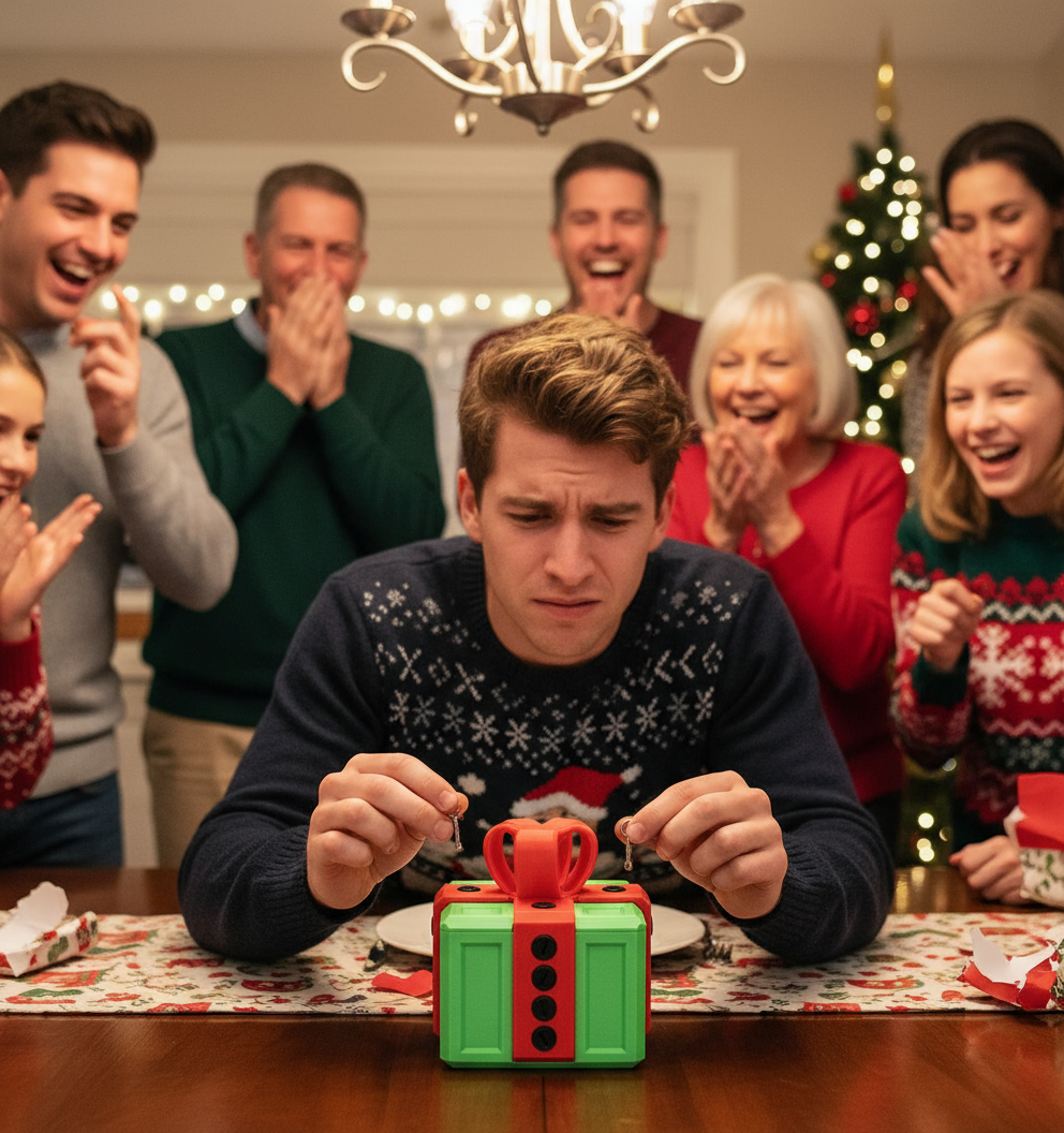 🎁 3D Printed Annoying Gift Box Ornaments 😂 - Ideal for Pranks and Mischief!&Send a Middle Finger in a Box