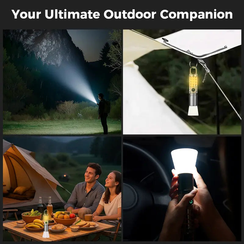 🔦 2-in-1 Multifunctional Camping Flashlight & Lantern