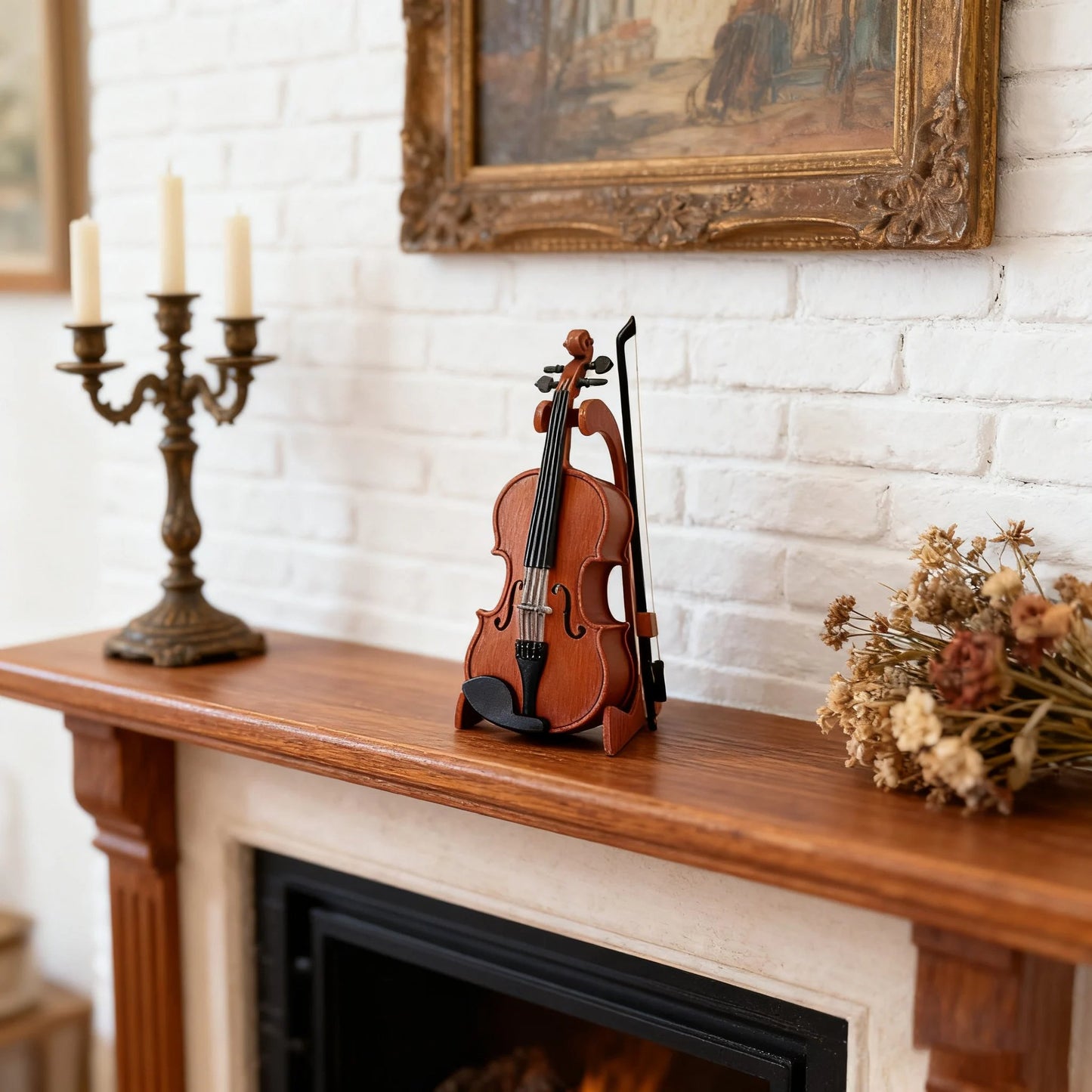 ✨Playable Tiny Violin Figurine