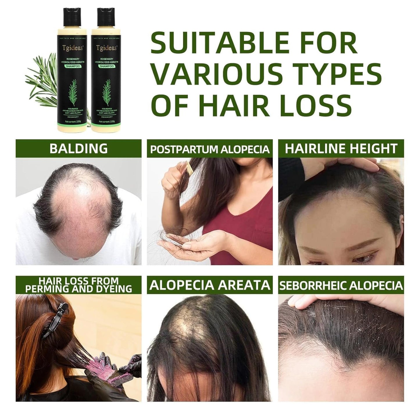 Rosemary Hydrolyzed Keratin Shampoo