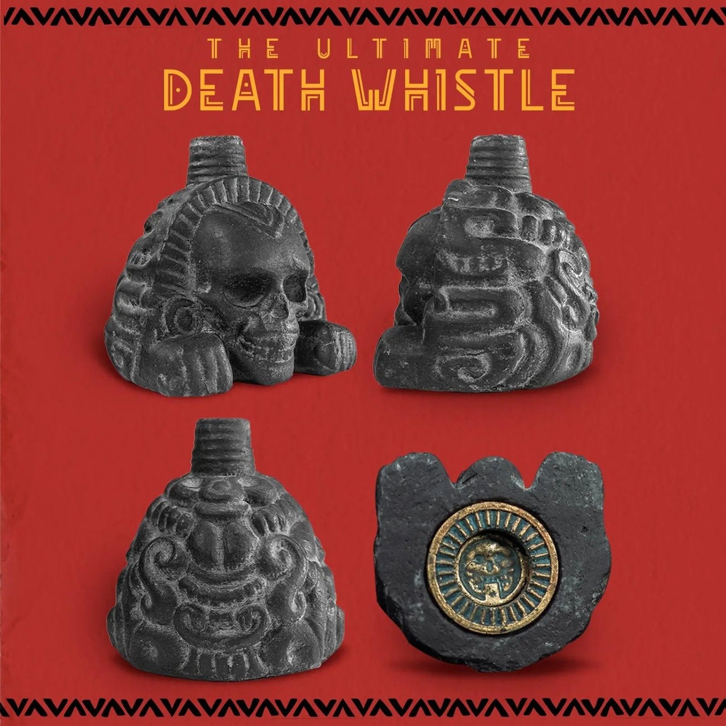 💖Hot 48% OFF🌹🔥Ceramic Aztec Death Whistle – Ancient Sound of Fear