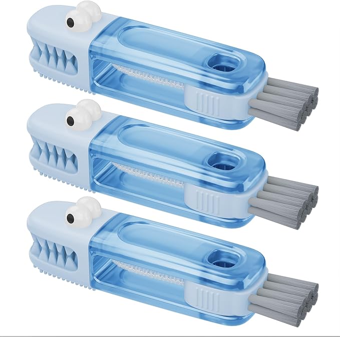 ✨3-in-1 Crocodile Brush 🐊 Deep Cleaning for Narrow Cup Lids & Tableware Gaps 🧼