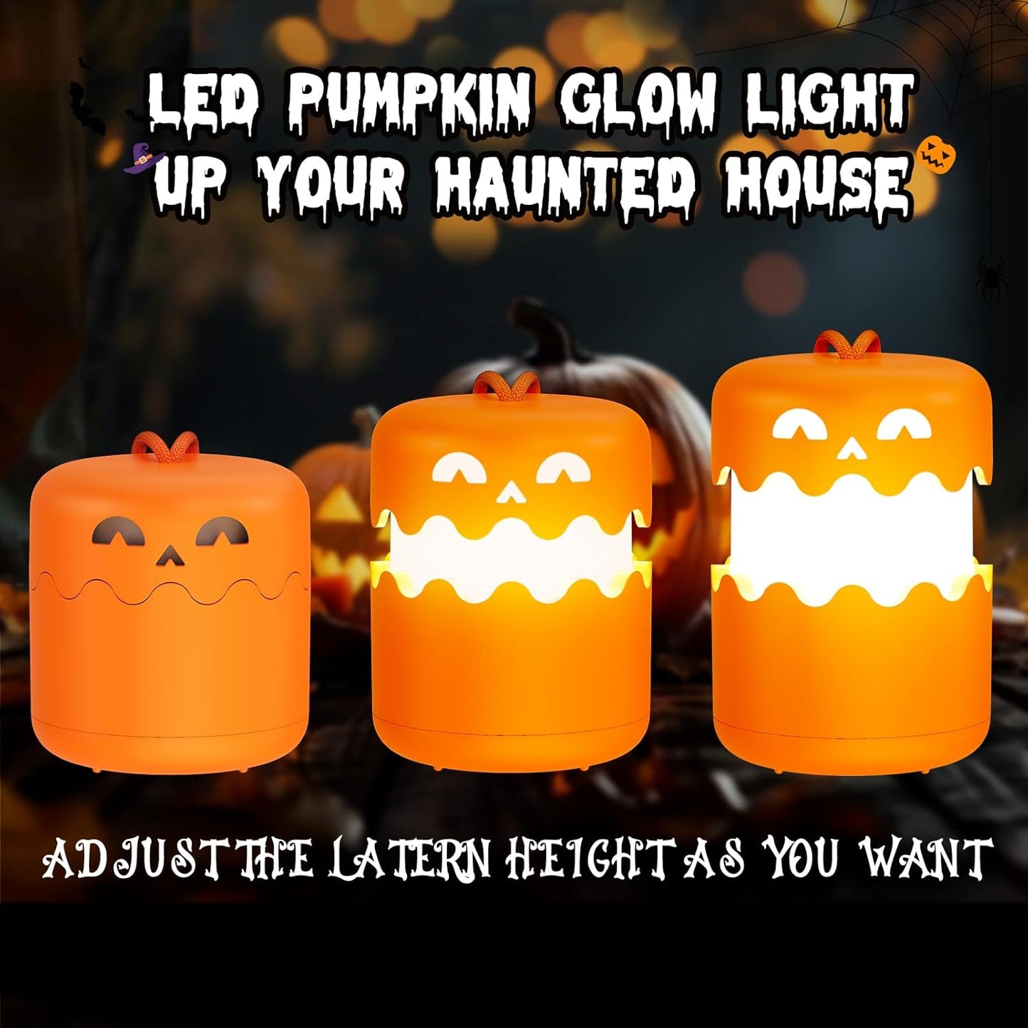 Halloween Pumpkin Lantern and Headlamp