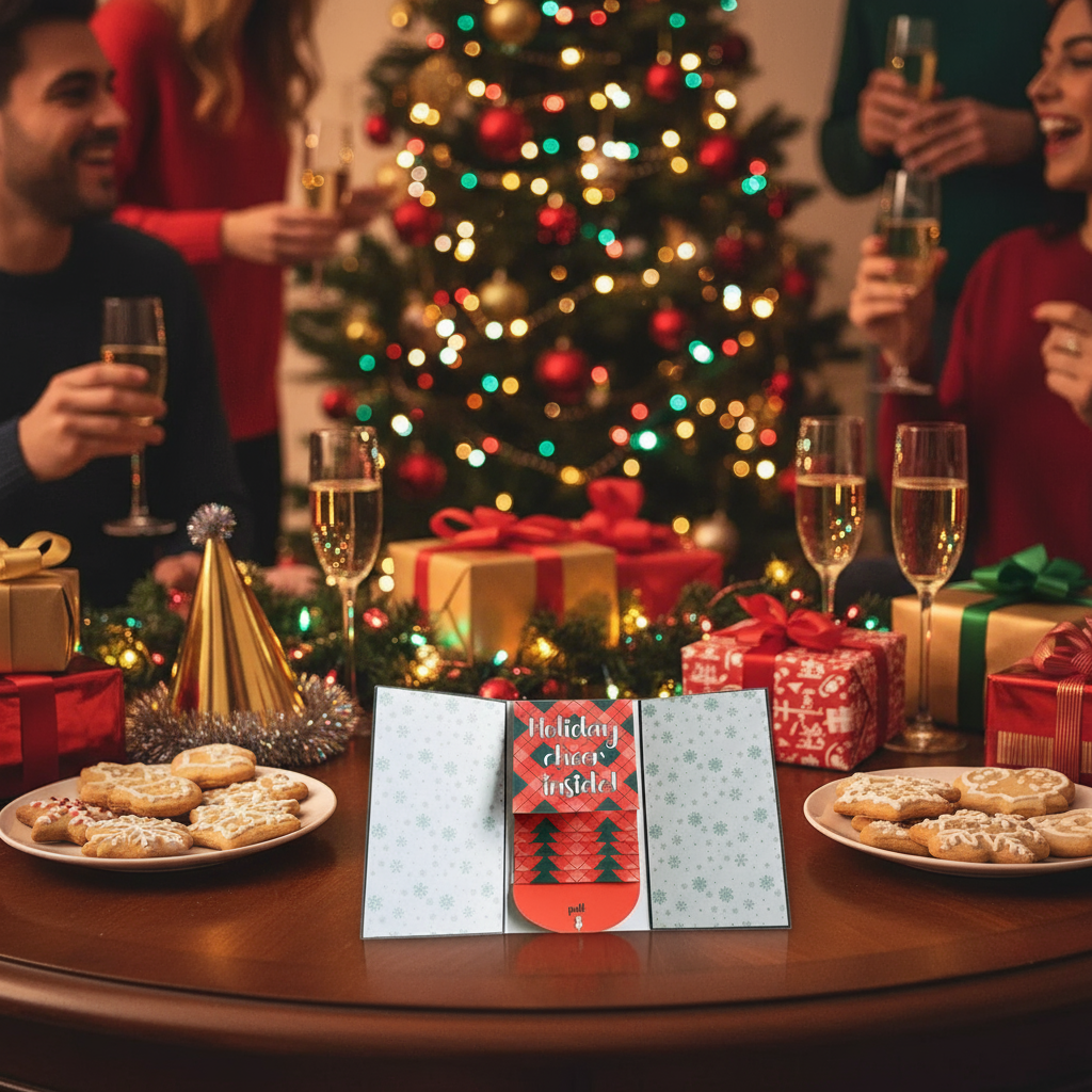 🎅✨Christmas holder book greeting card