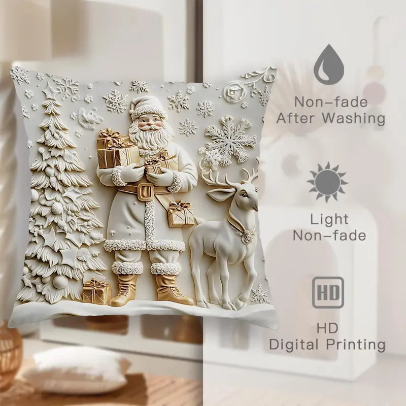 Christmas Themed Cushion Cover