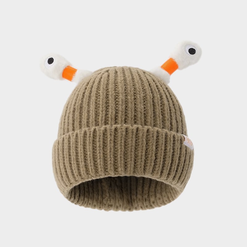 🔥2025 HOT SALE ✨️Winter Parent-Child Cute Glowing Little Monster Knit Hat