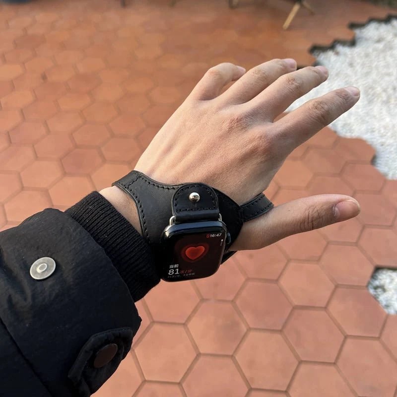 Handmade Genuine Leather Cycling Strap for Apple Watch
