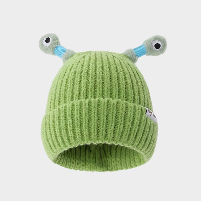 🔥2025 HOT SALE ✨️Winter Parent-Child Cute Glowing Little Monster Knit Hat