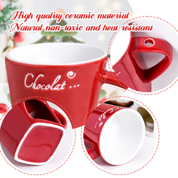 Chocolate Fondue Mug with Fork