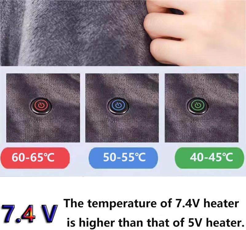 Wearable USB Heated Blanket Shawl