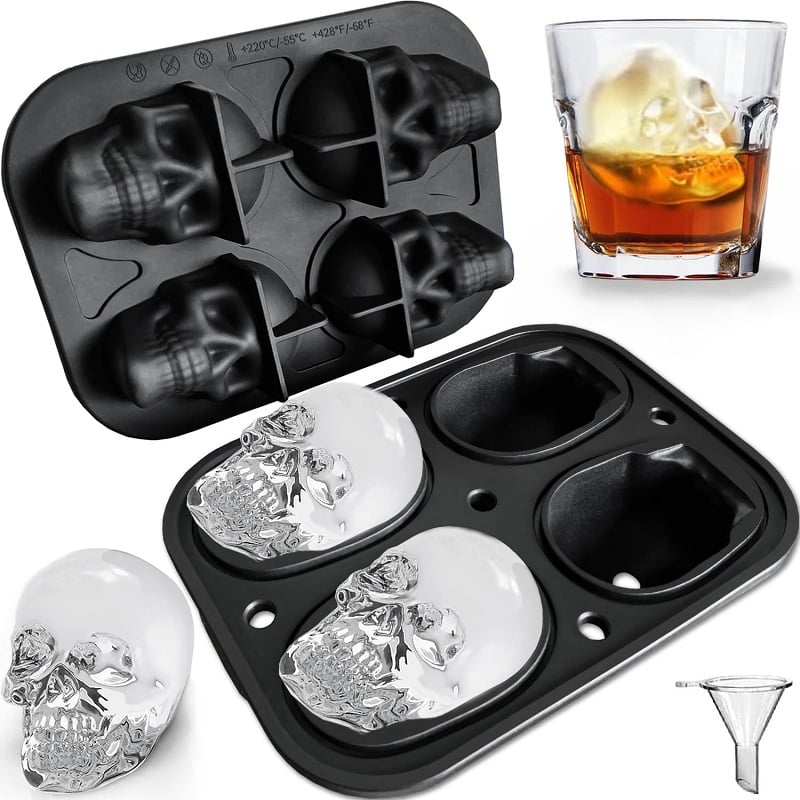 💀Halloween Hot Sale🔥-Haunted Skull Cakelet Pan