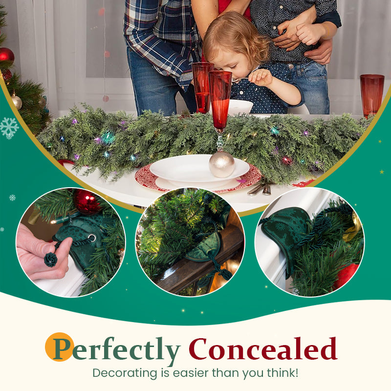 Holiday Wreath Ties