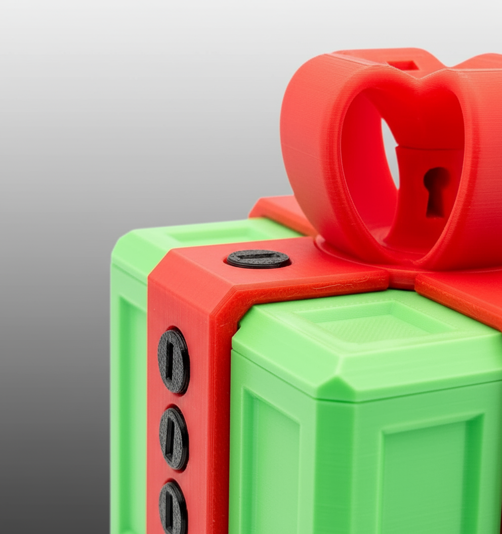 🎁 3D Printed Annoying Gift Box Ornaments 😂 - Ideal for Pranks and Mischief!&Send a Middle Finger in a Box