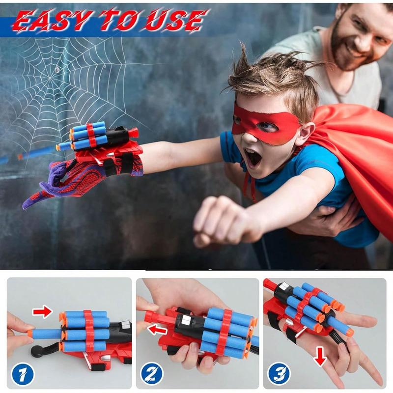 Web Slinger Toys with Glove Launcher
