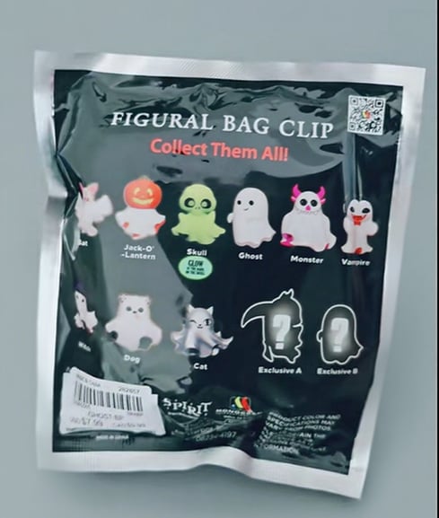 🔥LAST DAY 49% OFF👻🎁Ghost Bag Clip Blind Pack (Includes Rare Hidden Edition!)