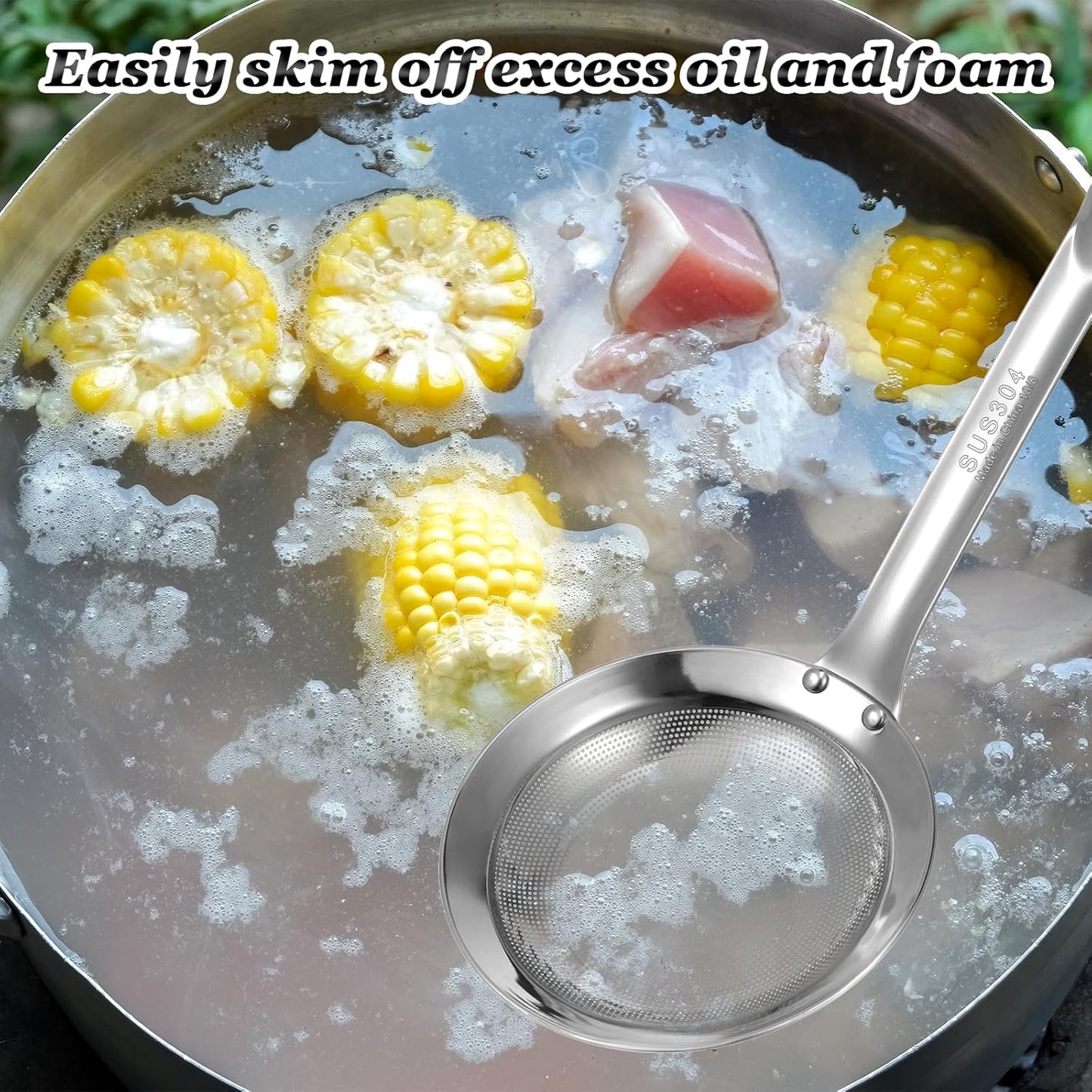 SUS304 Stainless Steel Fat Skimmer