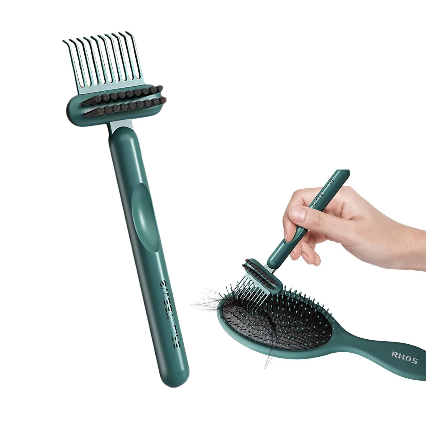 🔥🔥2-in-1 Comb Cleaner with Pick and Bristles