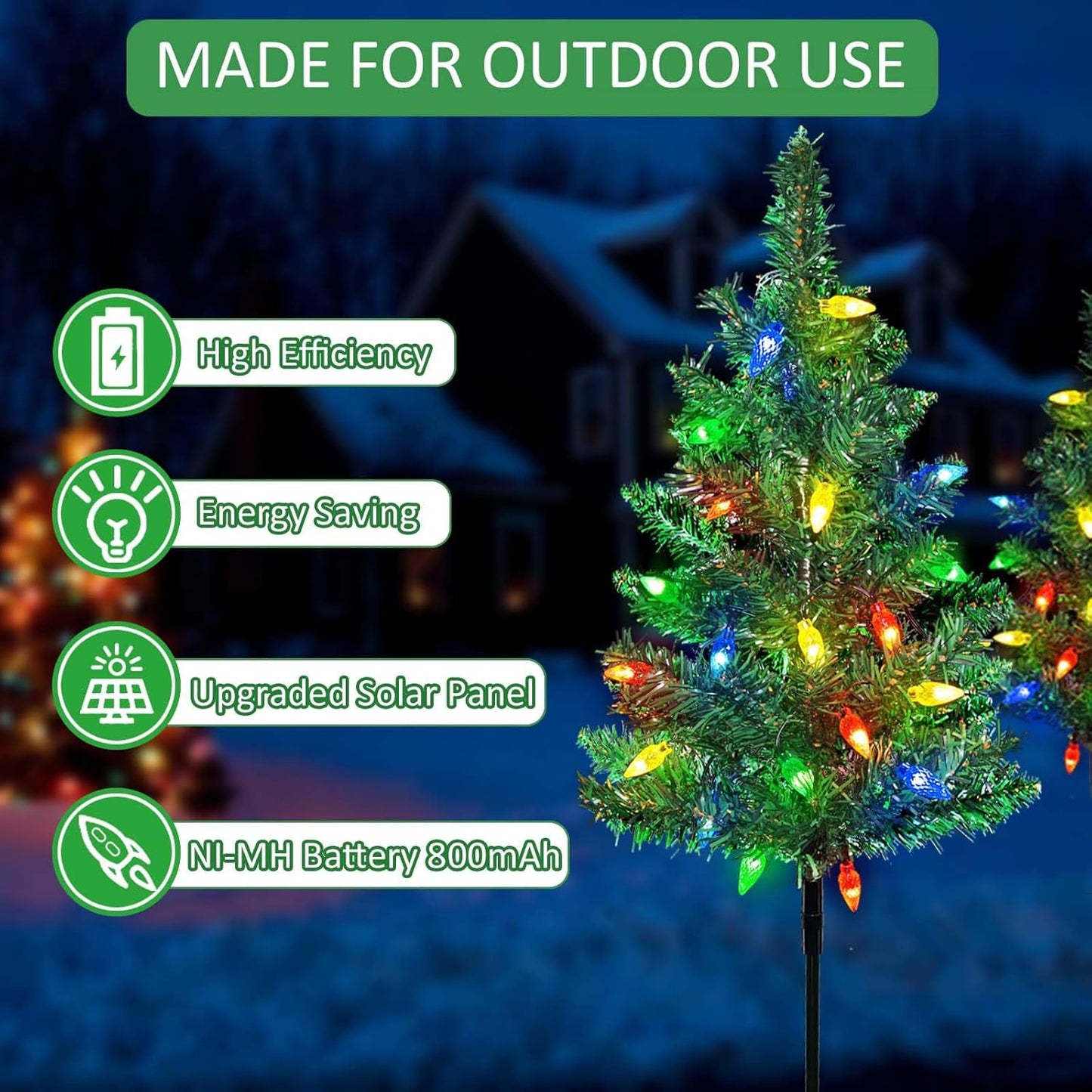 🎄4-in-1 Aurora Haven Outdoor LED Light