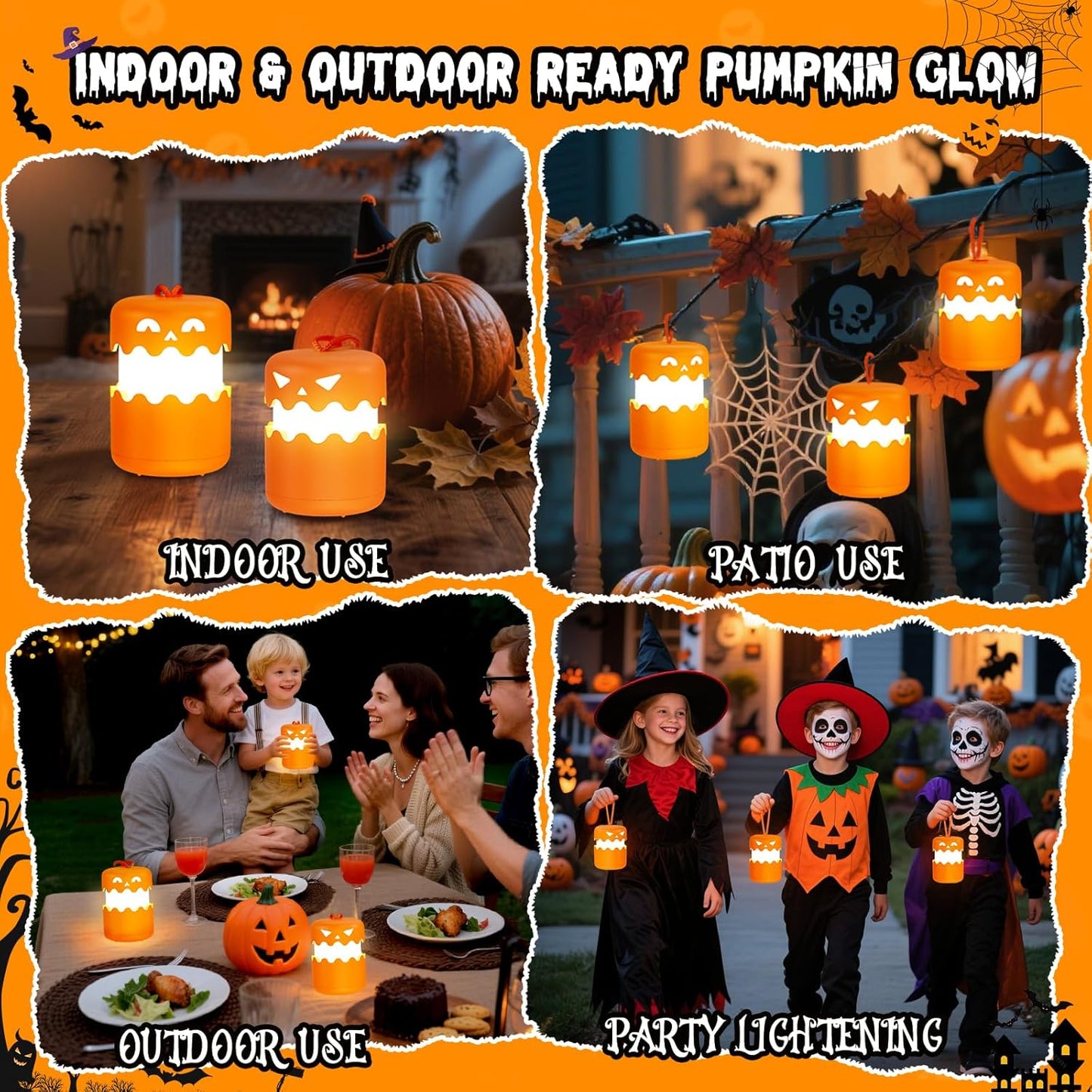 Halloween Pumpkin Lantern and Headlamp