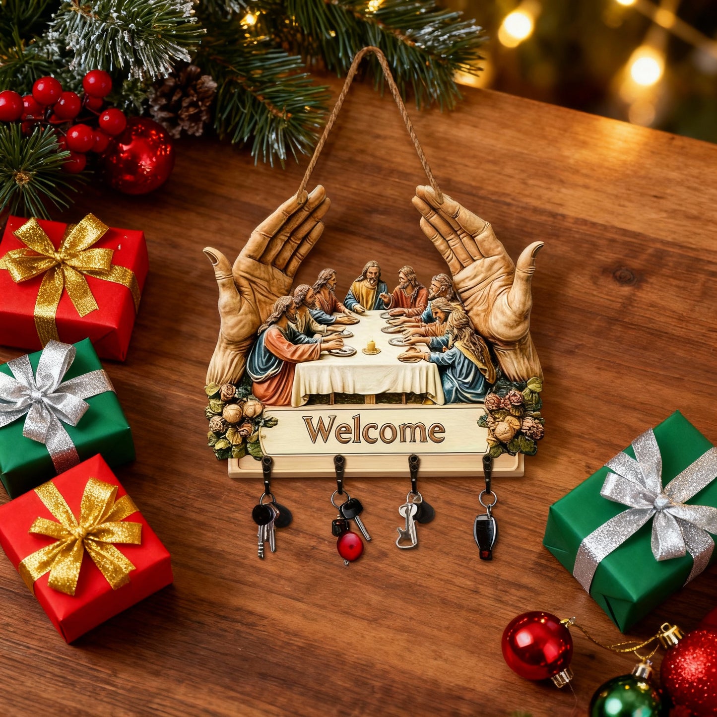 ✝️Jesus and Disciples Wall Art Keychain