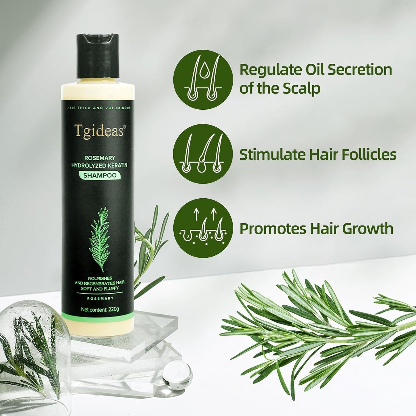 Rosemary Hydrolyzed Keratin Shampoo