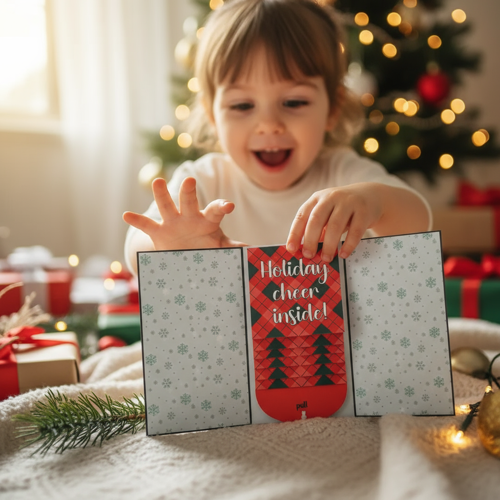 🎅✨Christmas holder book greeting card