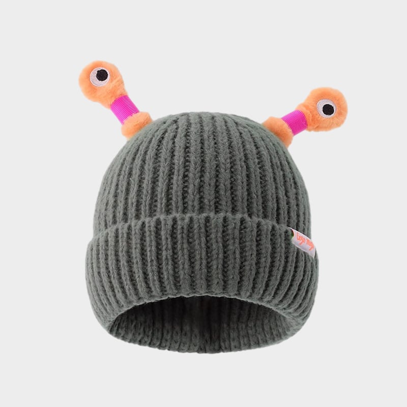 🔥2025 HOT SALE ✨️Winter Parent-Child Cute Glowing Little Monster Knit Hat