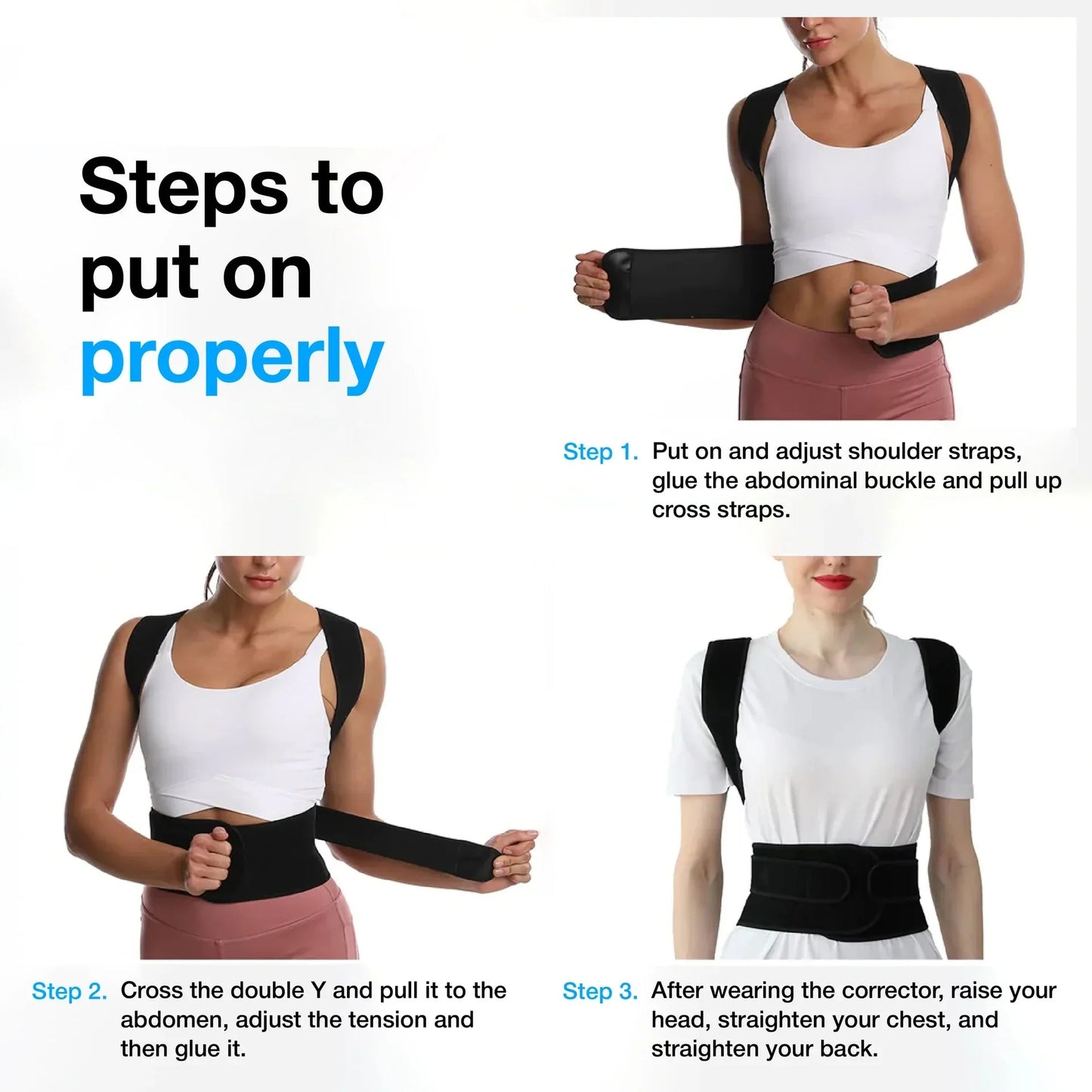 PlynkarPro™ - Unisex Chest Lift Posture Corrector for Everyday Support