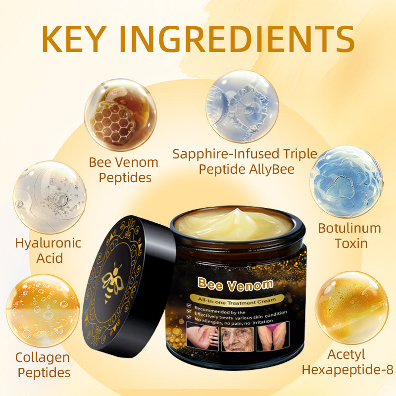 🔥FDA Approved: Bee Venom Skin Restoration Cream — 🔥Limited Time 80% OFF🔥