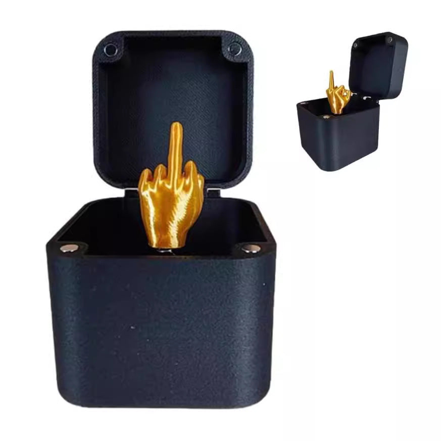 🎁 3D Printed Annoying Gift Box Ornaments 😂 - Ideal for Pranks and Mischief!&Send a Middle Finger in a Box