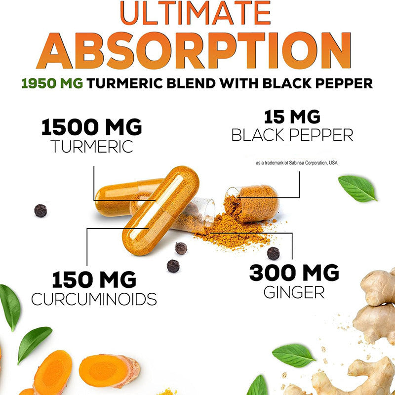 🔥LAST DAY 49%OFF🔥Turmeric curcumin Supplement