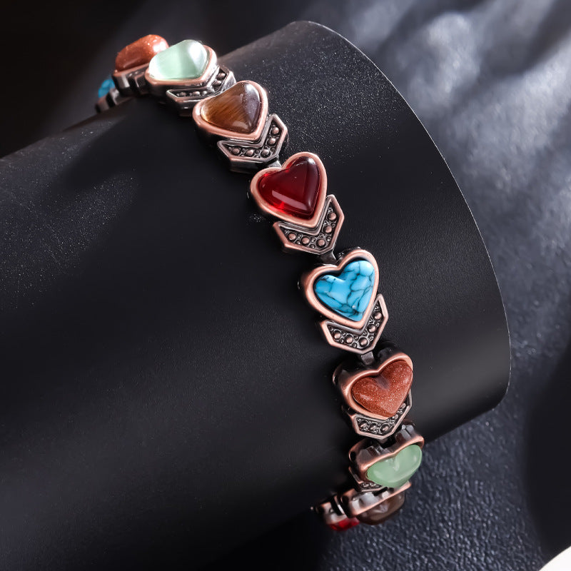 Diystar® Magnetic Copper Bracelet – Pure Solid Copper with 3800 Gauss Powerful Magnets