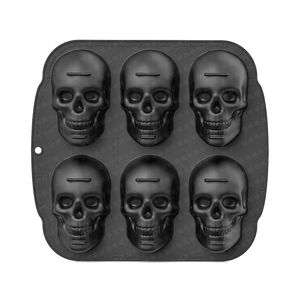 💀Halloween Hot Sale🔥-Haunted Skull Cakelet Pan