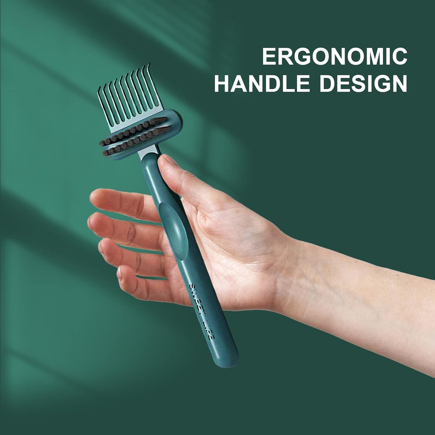 🔥🔥2-in-1 Comb Cleaner with Pick and Bristles