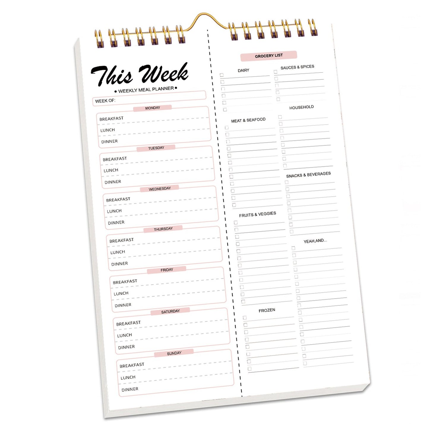 💕Meal Planner Notebook