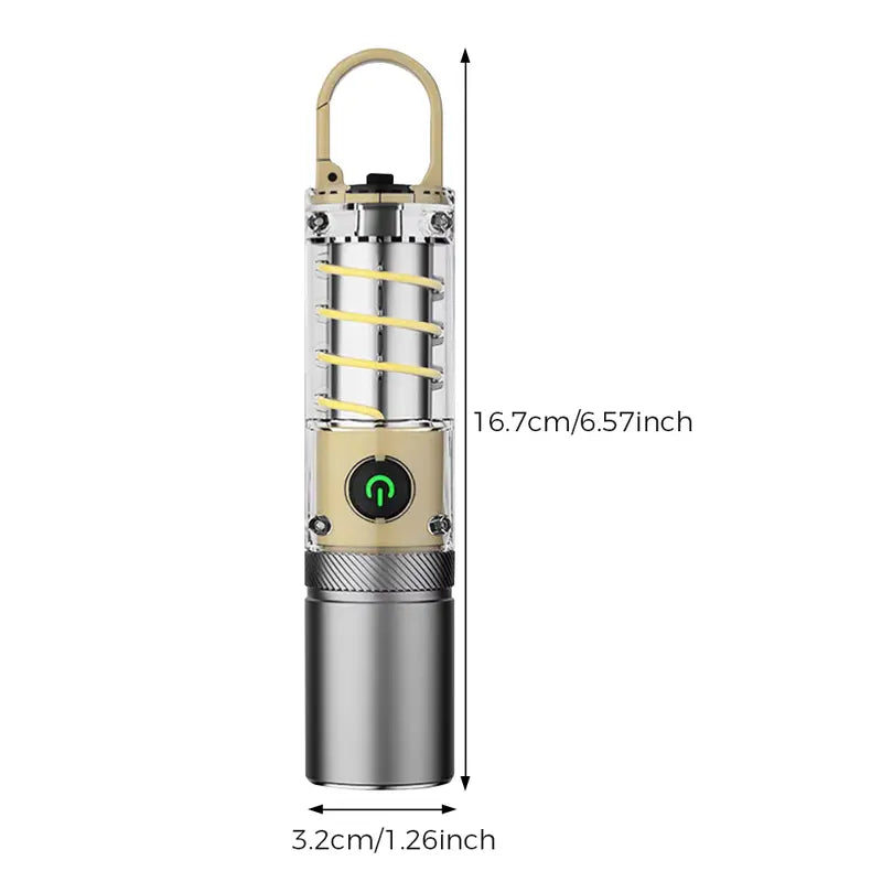 🔦 2-in-1 Multifunctional Camping Flashlight & Lantern