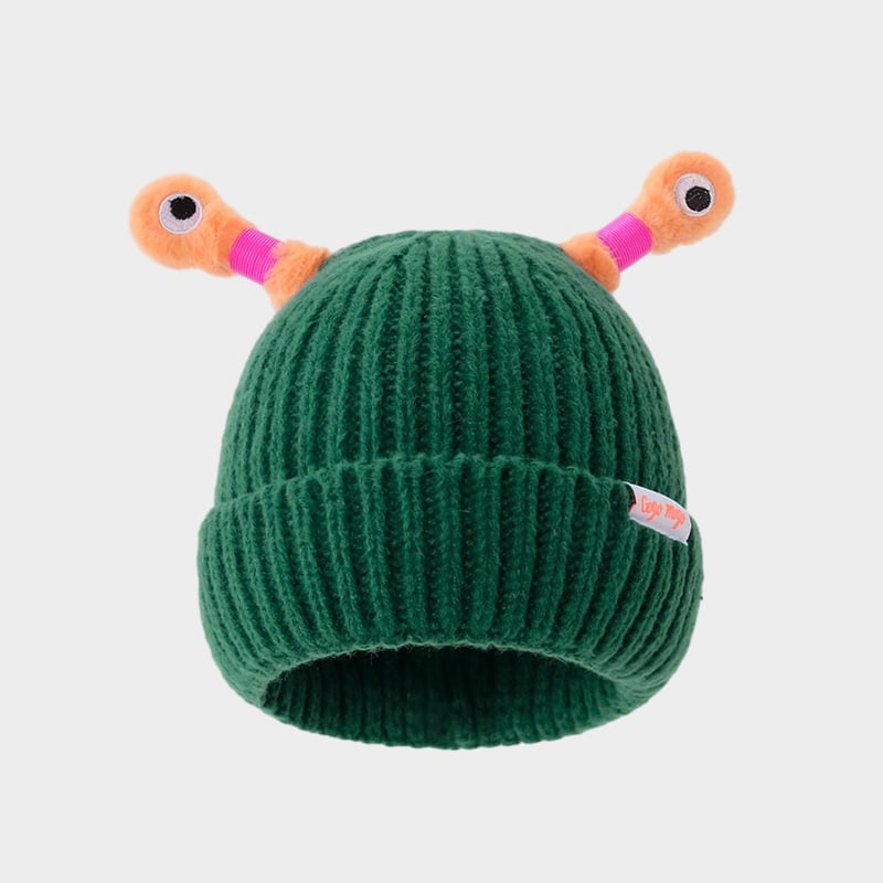 🔥2025 HOT SALE ✨️Winter Parent-Child Cute Glowing Little Monster Knit Hat