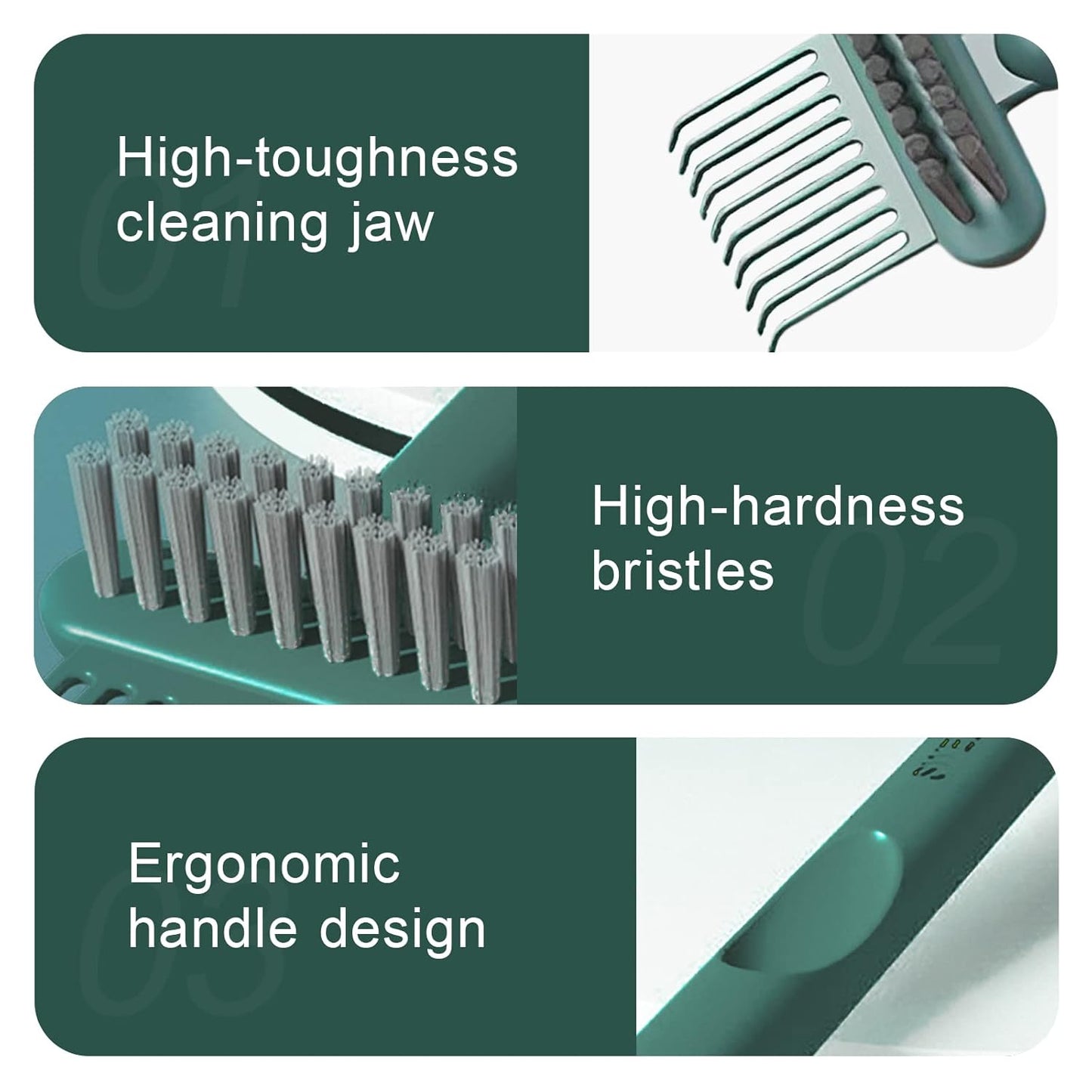 🔥🔥2-in-1 Comb Cleaner with Pick and Bristles