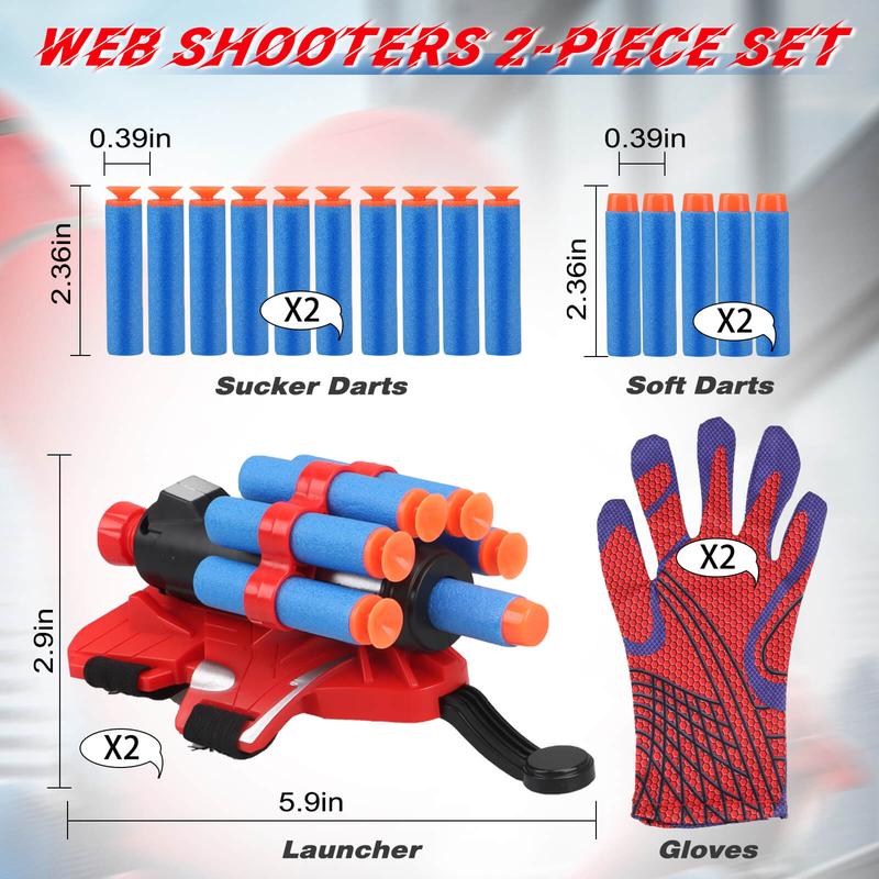 Web Slinger Toys with Glove Launcher