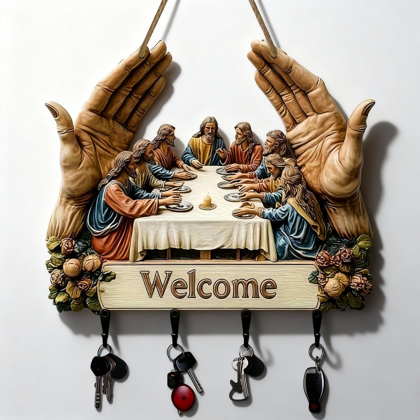 ✝️Jesus and Disciples Wall Art Keychain