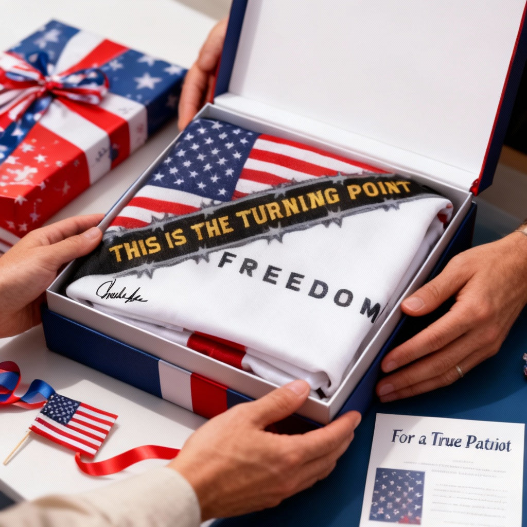 🙏R.I.P Charlie Kirk-Turning Point Freedom Flag