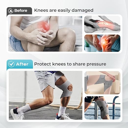 🔥🔥Knees Protection Booster Joint Support Spring Knee Stabilizer Pad