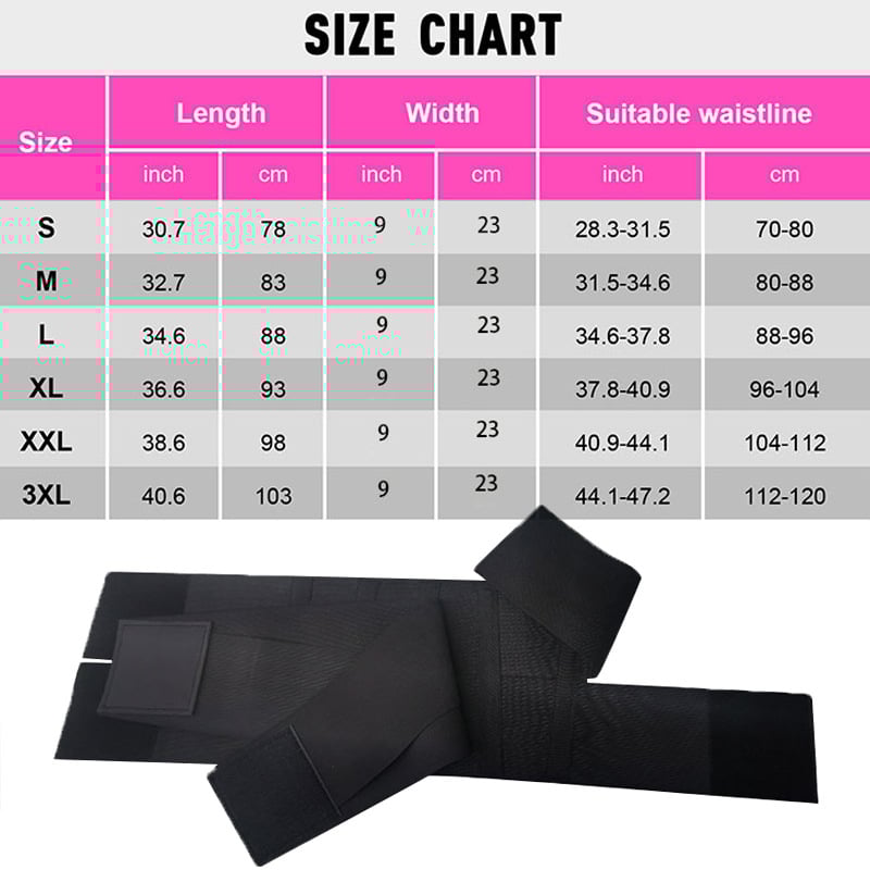 Triple-Wrap Waist Trainer Belt for Tummy Control