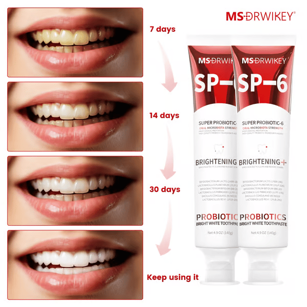 🔥Super Probiotic-6 Toothpaste with 6 Probiotics oalance Oral microbiota strength