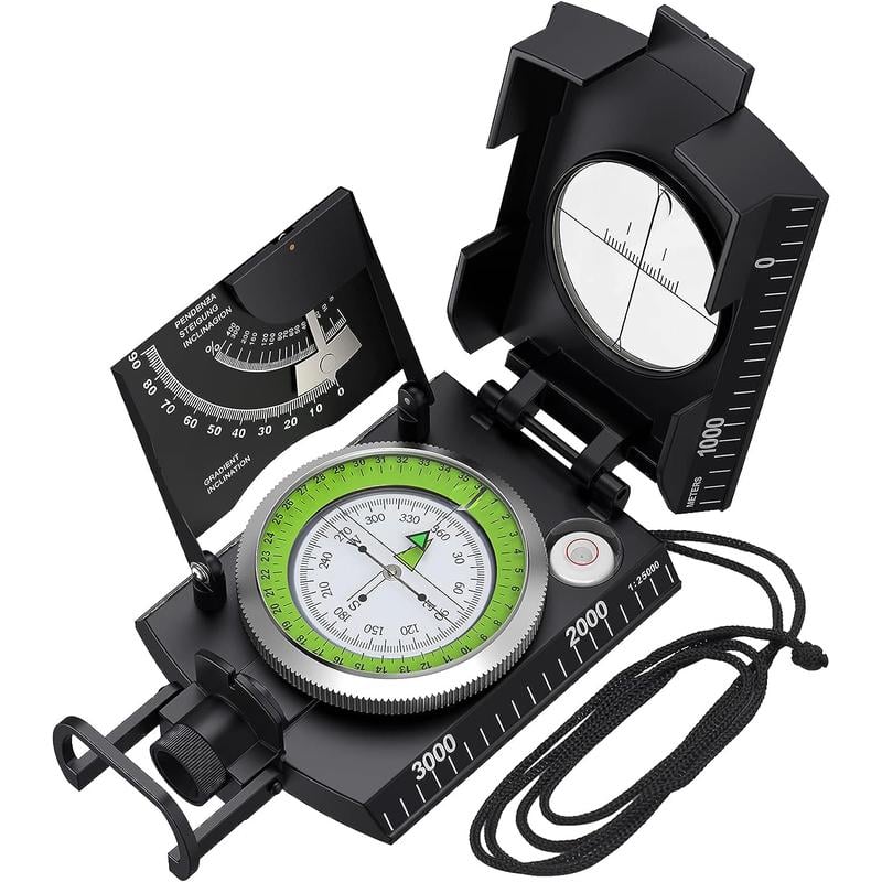 Professional Compass - Hiking Compass with Sighting Clinometer