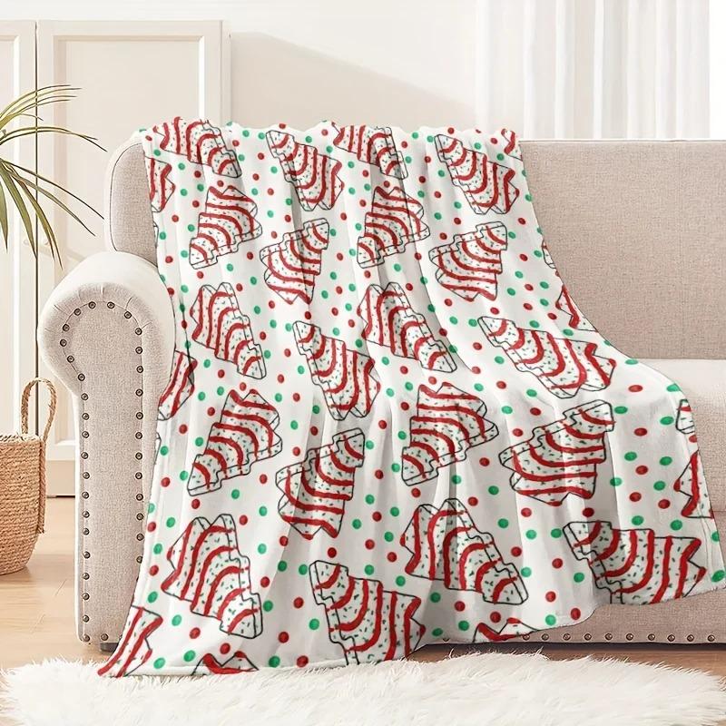 🎄Cozy Christmas Holiday Tree Pattern Blanket