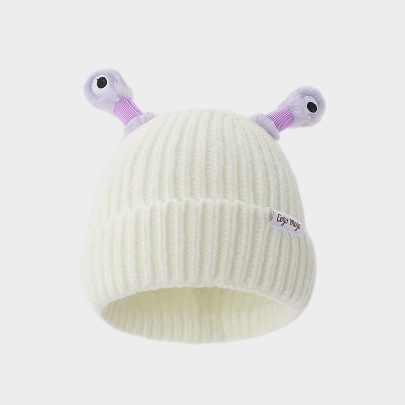 🔥2025 HOT SALE ✨️Winter Parent-Child Cute Glowing Little Monster Knit Hat